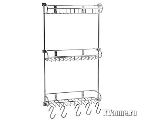 Полка металлическая тройная WasserKRAFT K-1433