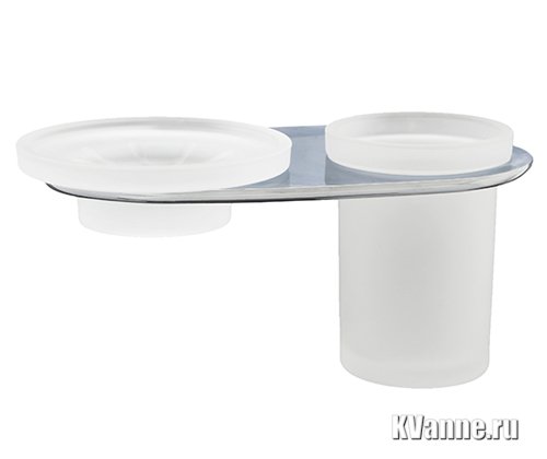 Держатель стакана и мыльницы WasserKRAFT Kammel K-8326