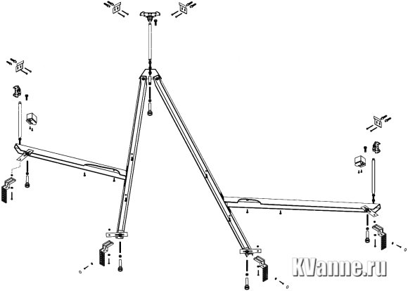 Каркас для ванны Cezares Tebe 100 L