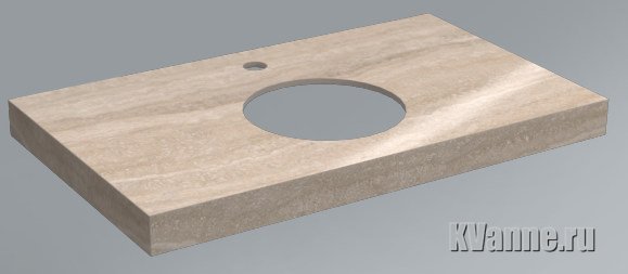 Столешница Kerama Marazzi Canaletto 80 Риальто песочный лаппатированный