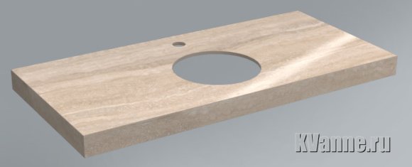 Столешница Kerama Marazzi Canaletto 100 Риальто песочный лаппатированный