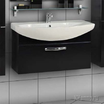 Подстолье Акватон Ария 80 черный глянец