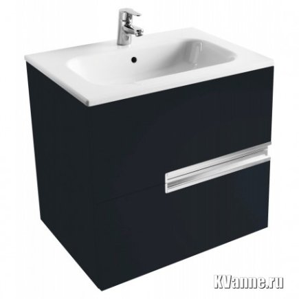 Тумба под раковину Roca Victoria Nord Black Edition 60 подвесная