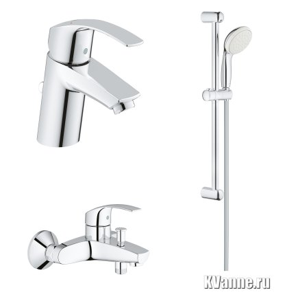 Набор смесителей Grohe Eurosmart 124446 (3 в 1)