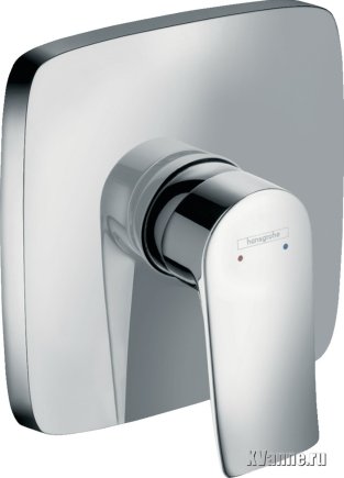 Смеситель для душа Hansgrohe Metris 31456000 с внутренней частью