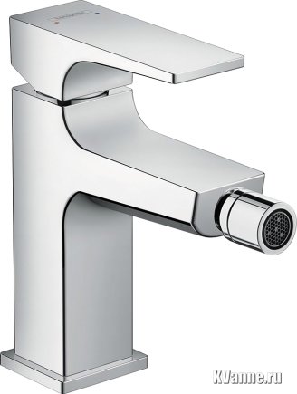 Смеситель для биде Hansgrohe Metropol с донным клапаном Push-Open, рычаговая рукоятка