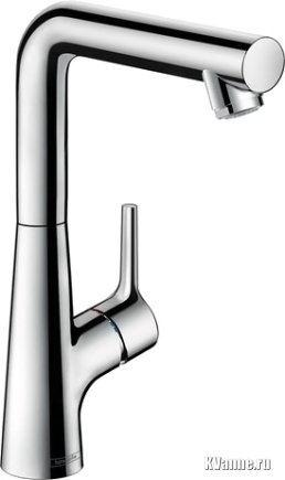 Смеситель для раковины Hansgrohe Talis S 210 со сливным гарнитуром и поворотным изливом