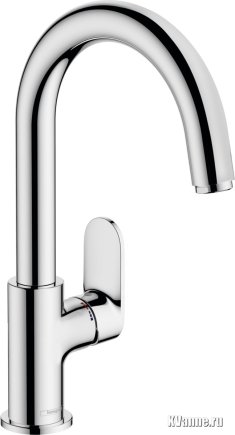 Смеситель для раковины Hansgrohe Vernis Blend 71554000 с донным клапаном