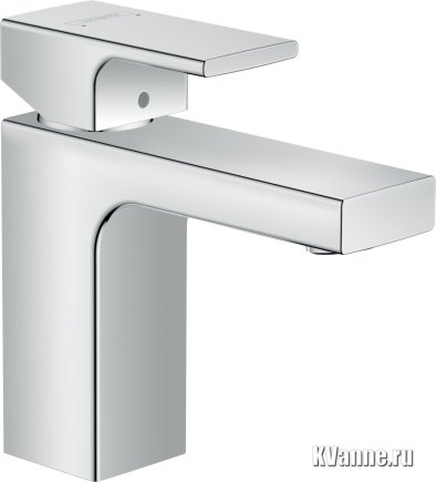 Смеситель для раковины Hansgrohe Vernis Shape 71561000 с донным клапаном