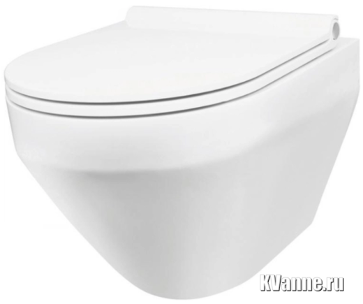 Унитаз Am.Pm Spirit V2.0 FlashClean C701700WH подвесной безободковый