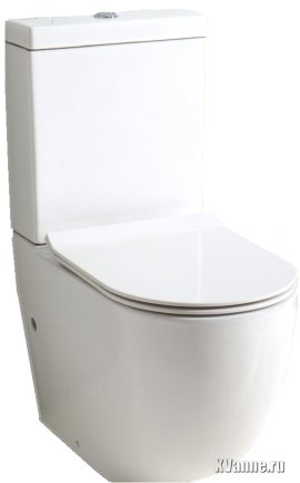 Унитаз BelBagno Sfera-R BB006CPR напольный безободковый с бачком BB006T