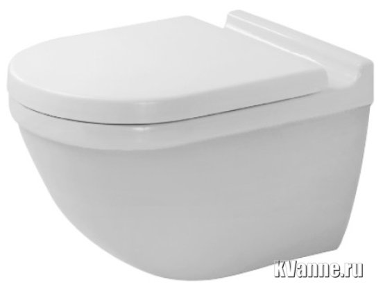 Унитаз Duravit Starck 3 22250900001-WG подвесной антигрязевое покрытие