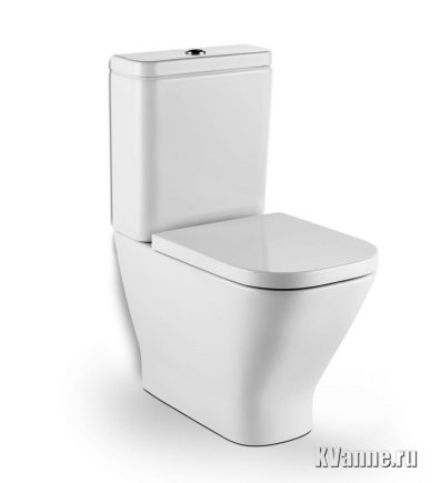 Унитаз напольный Roca Gap Clean Rim безободковый