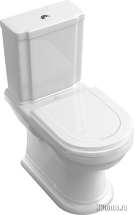 Унитаз Villeroy & Boch Hommage 6662 10R1 напольный с бачком 7721 11R1