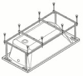 Монтажный комплект для ванны Santek Монако 150х70