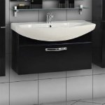 Подстолье Акватон Ария 80 черный глянец