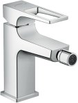 Смеситель для биде Hansgrohe Metropol с донным клапаном Push-Open, рукоятка-петля