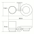 Размеры держателя стакана и мыльницы WasserKRAFT Rhein K-6226