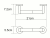 Размеры держателя туалетной бумаги WasserKRAFT Rhein K-6222