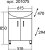 Размеры тумбы с раковиной СанТа Сити 60